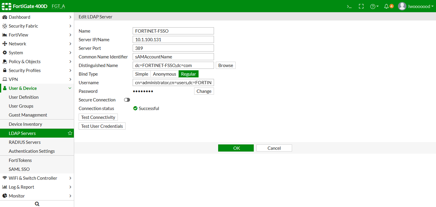 FSSO polling connector agent installation FortiGate / FortiOS 6.2.15